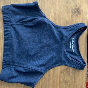 Outdoor Voices Athena Crop Top Blue size Small